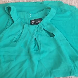 Teal small summer top